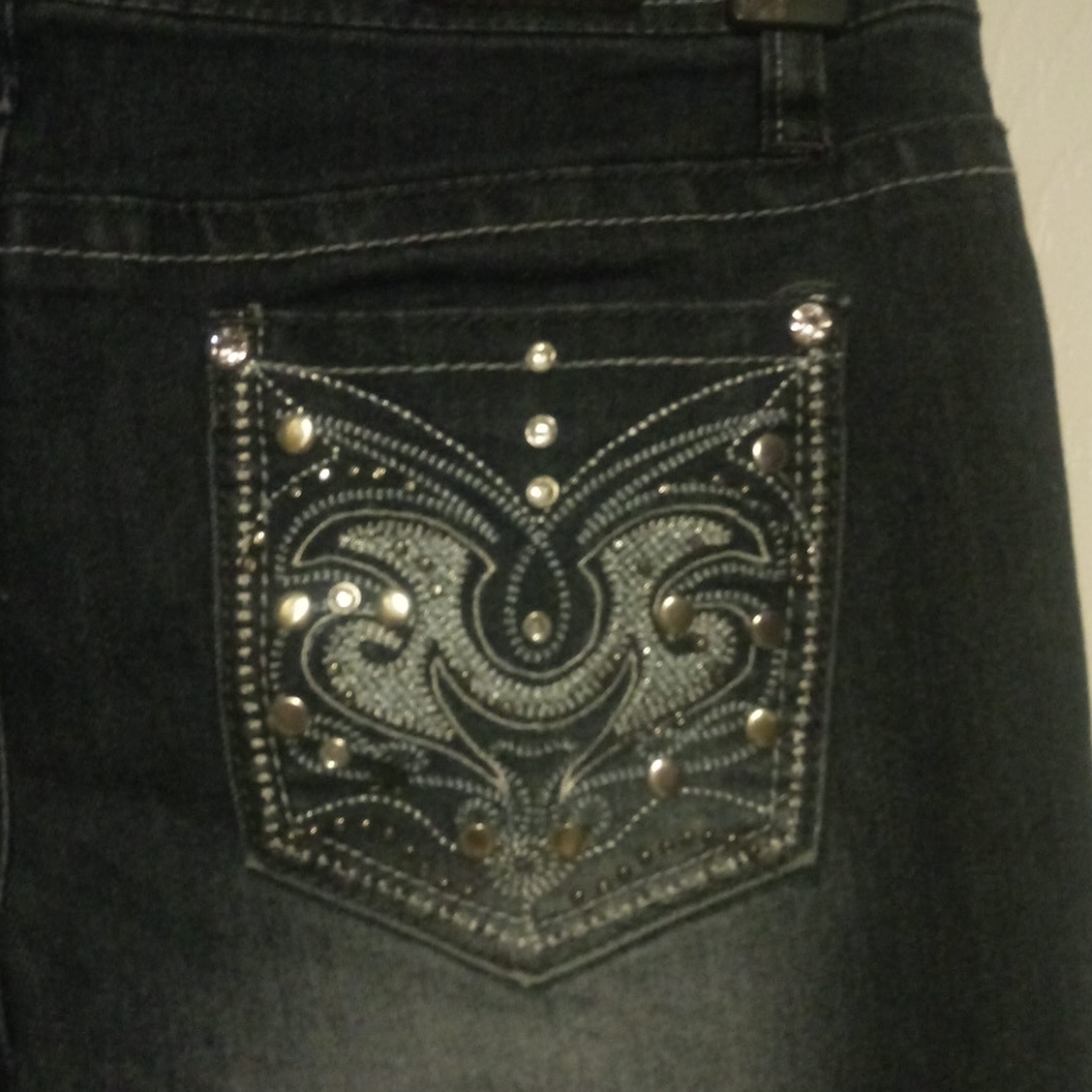 Earl Bling Cropped Jeans Size 6 P